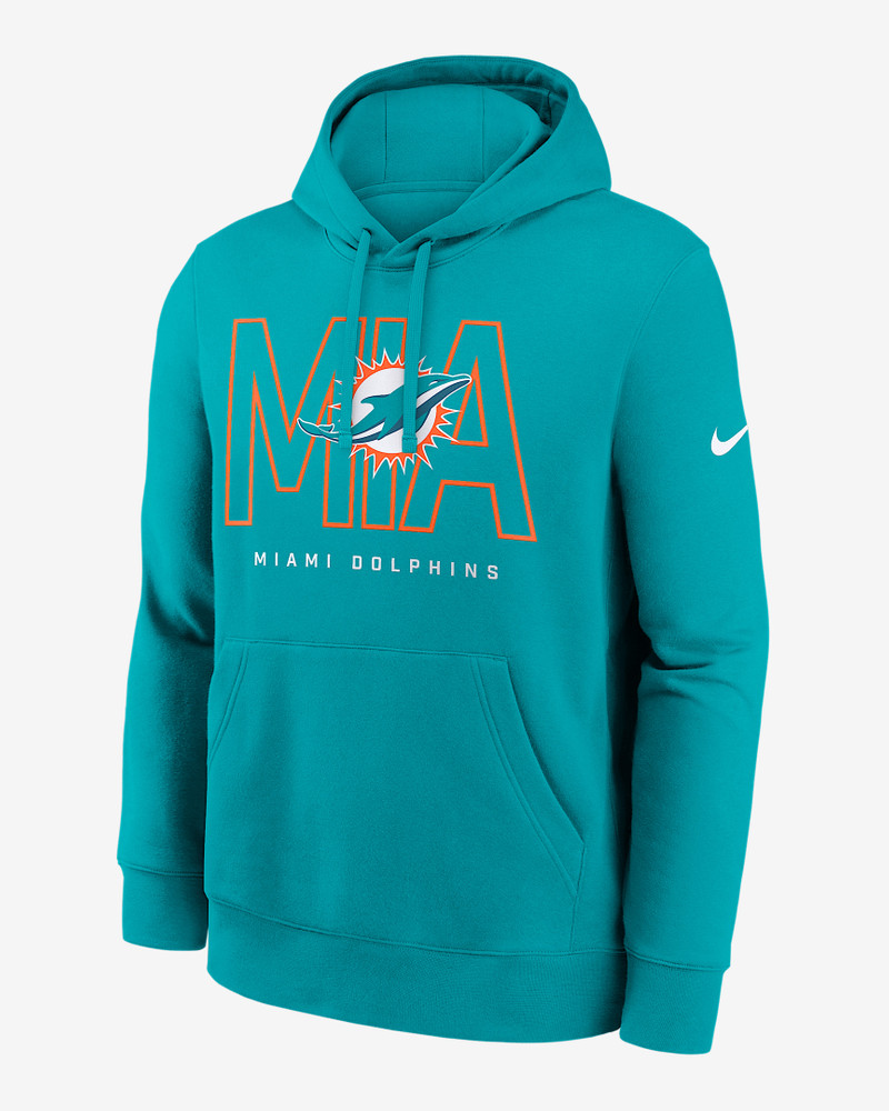 Miami Dolphins Busted Play Club Men's Nike NFL Pullover Hoodie 1