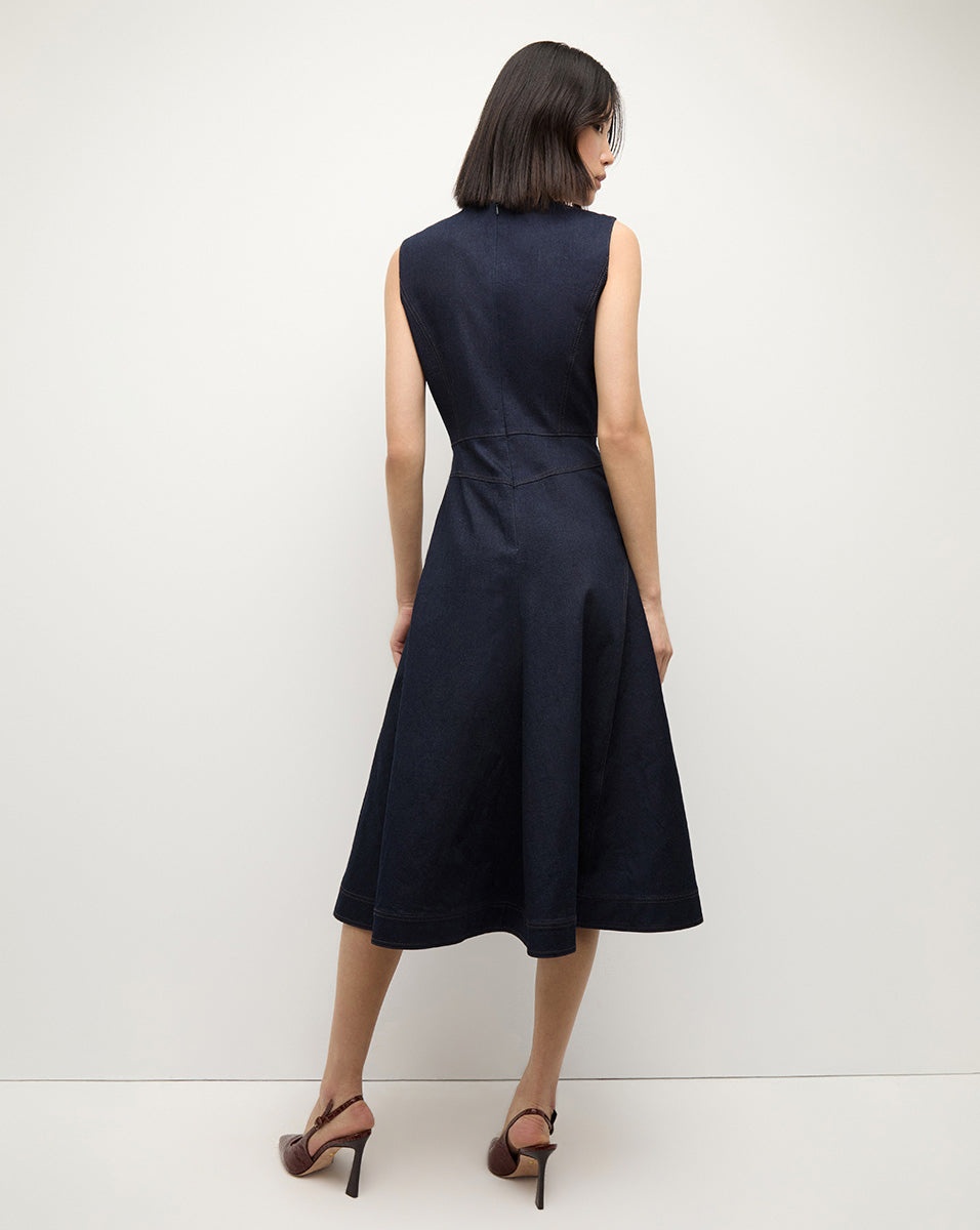 KARRIGAN DENIM DRESS - 6