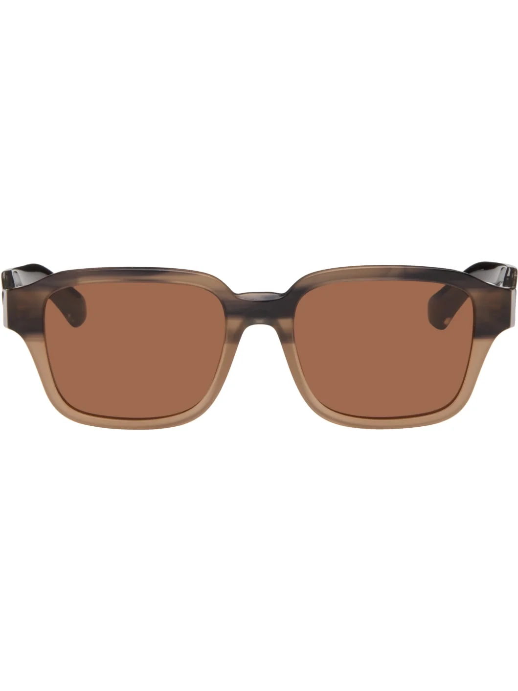 Brown Square Sunglasses - 1