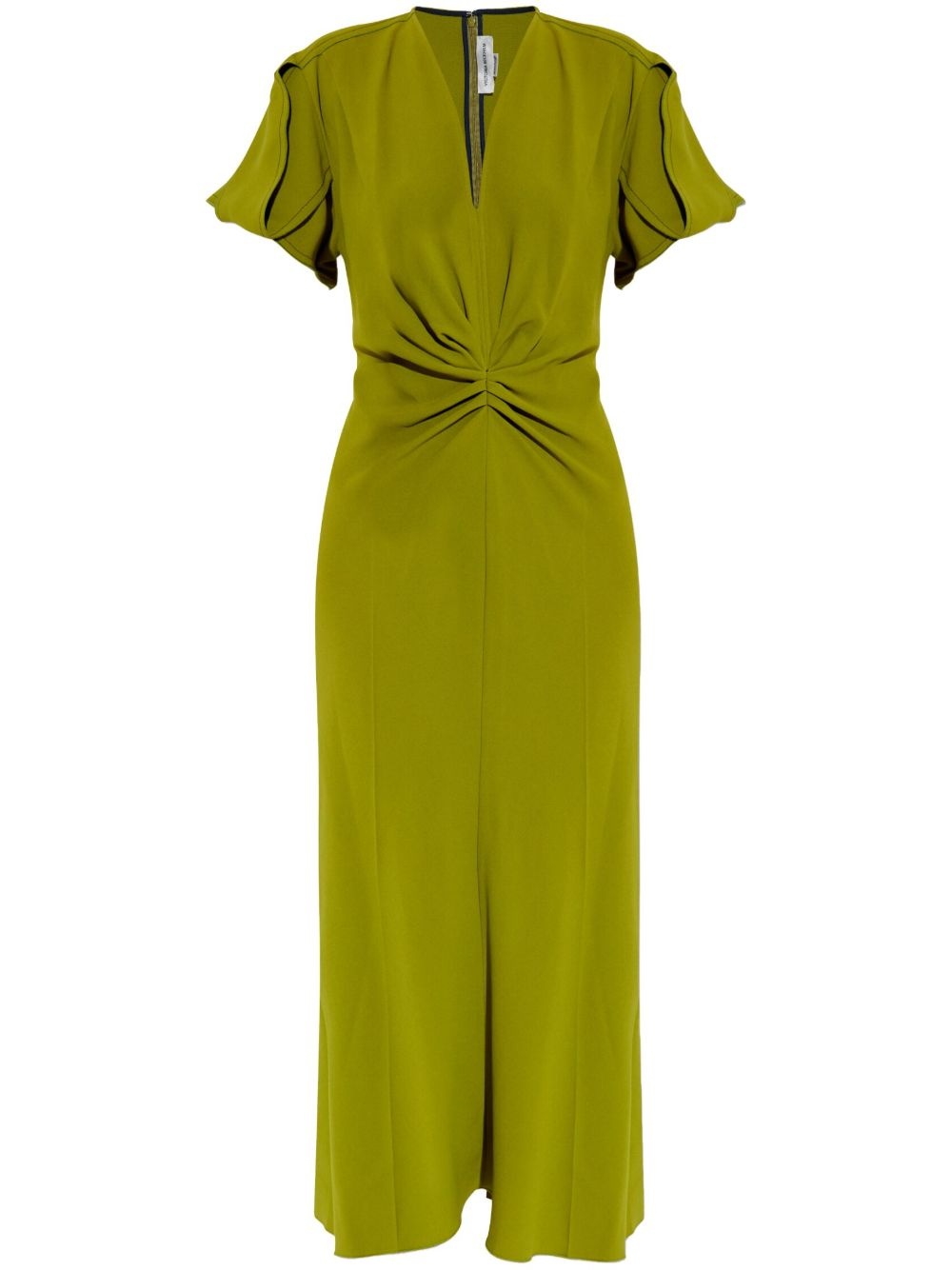 v-neck dress - 1