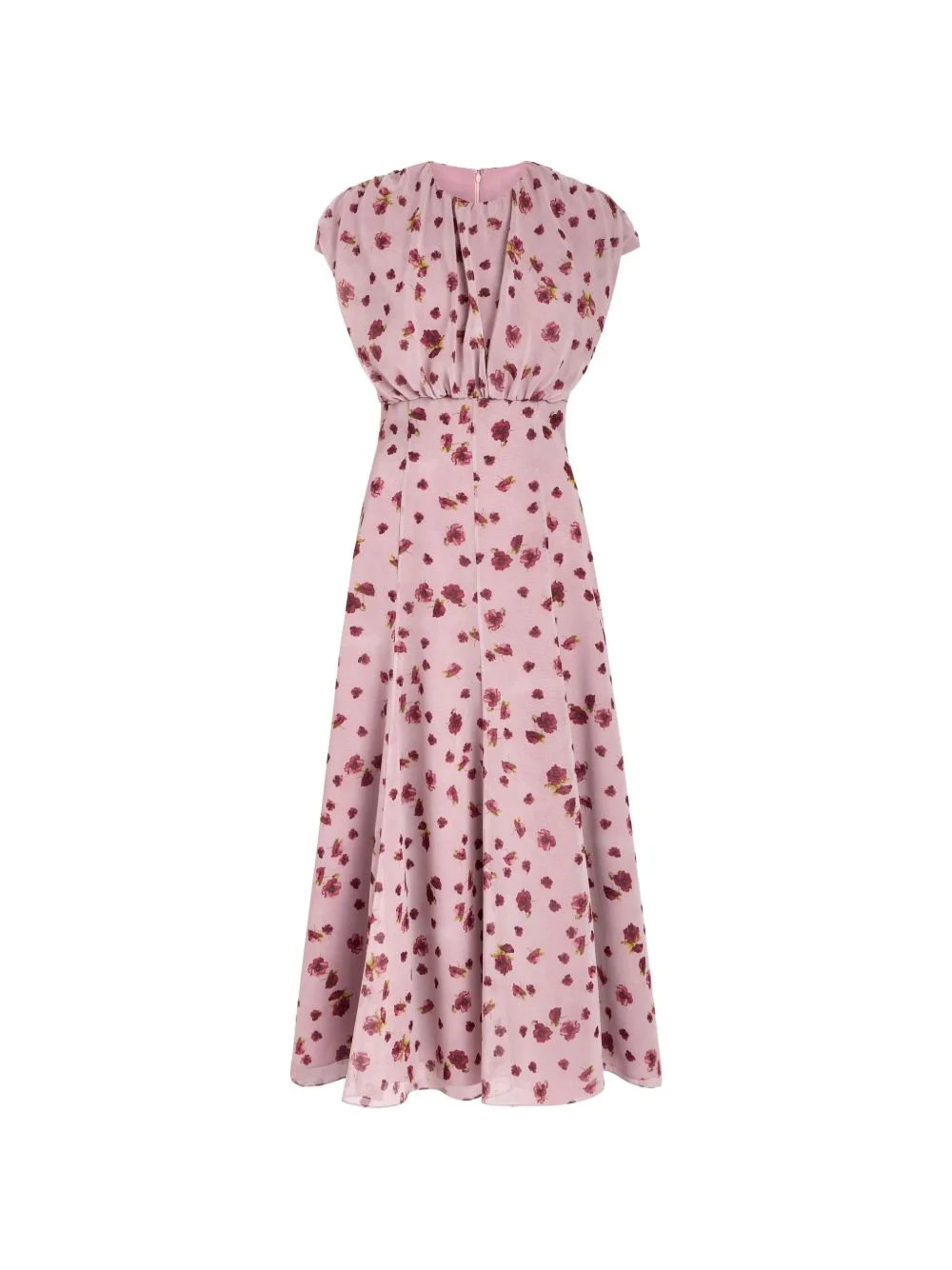 floral-print midi dress - 1
