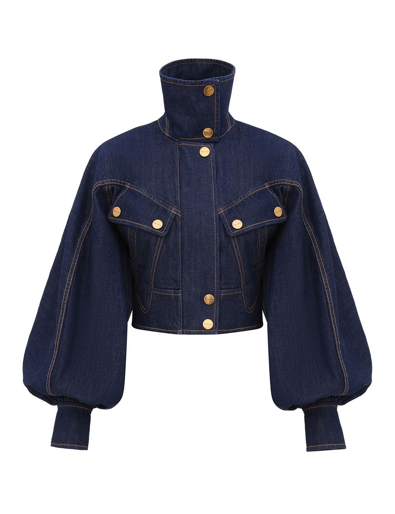 VALIANT DENIM UTILITY BOMBER 1