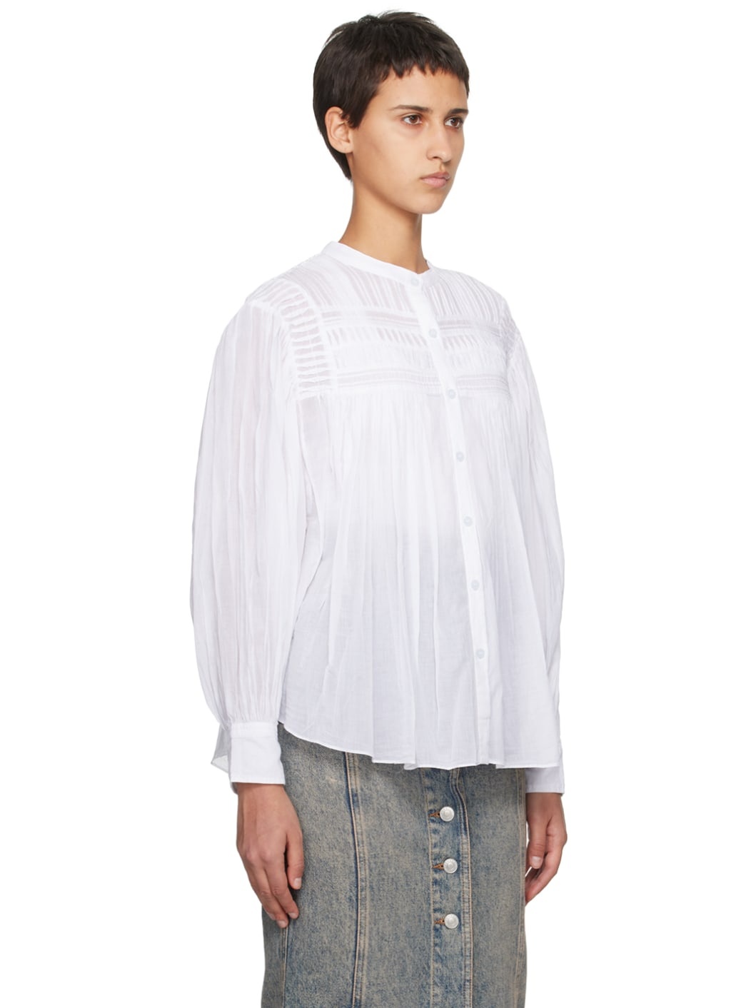 White Plalia Shirt - 2