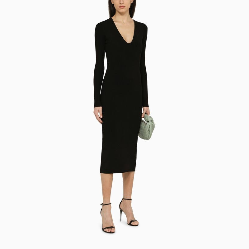 Victoria Beckham Midi Black Dress Women - 2