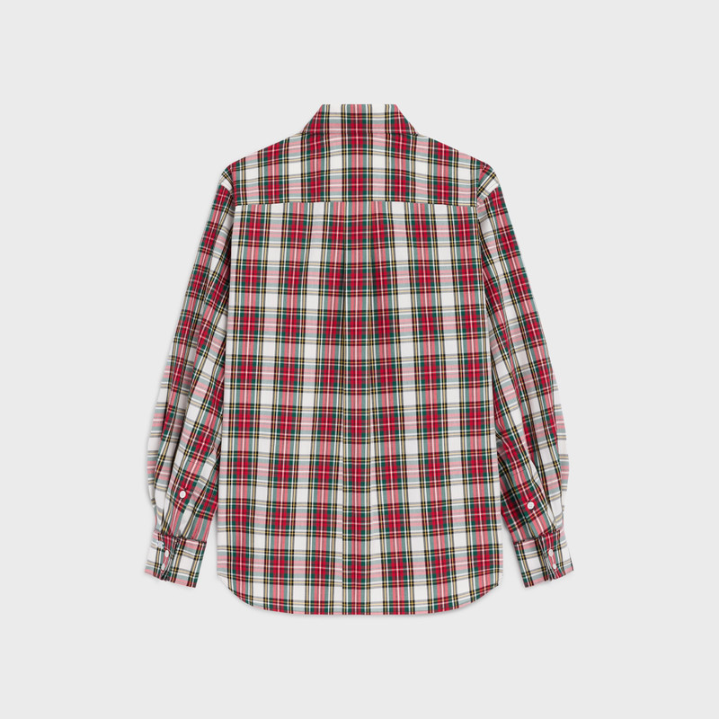 CELINE shirt IN tartan cotton outlook