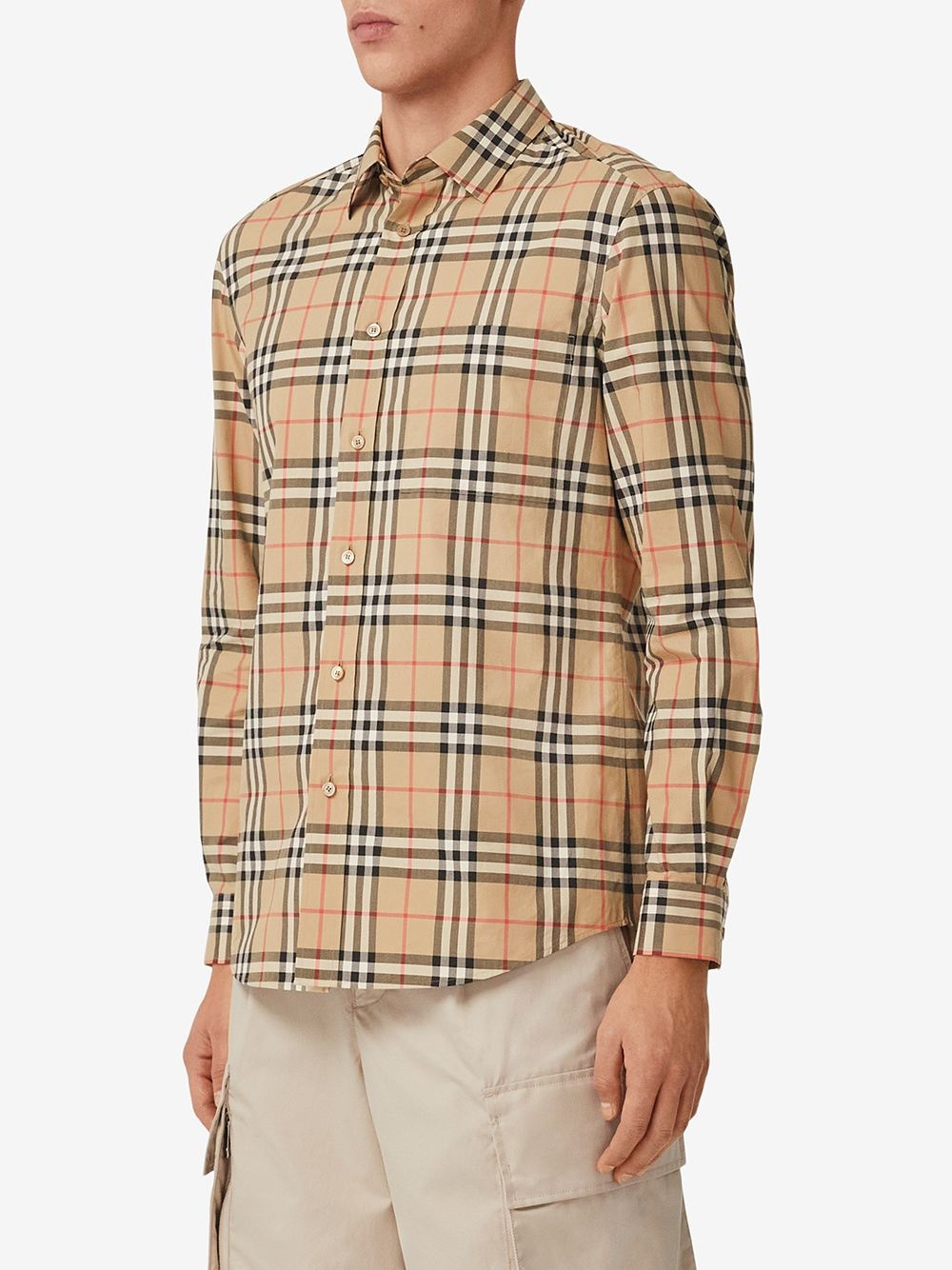 logo appliqué Vintage Check shirt - 3