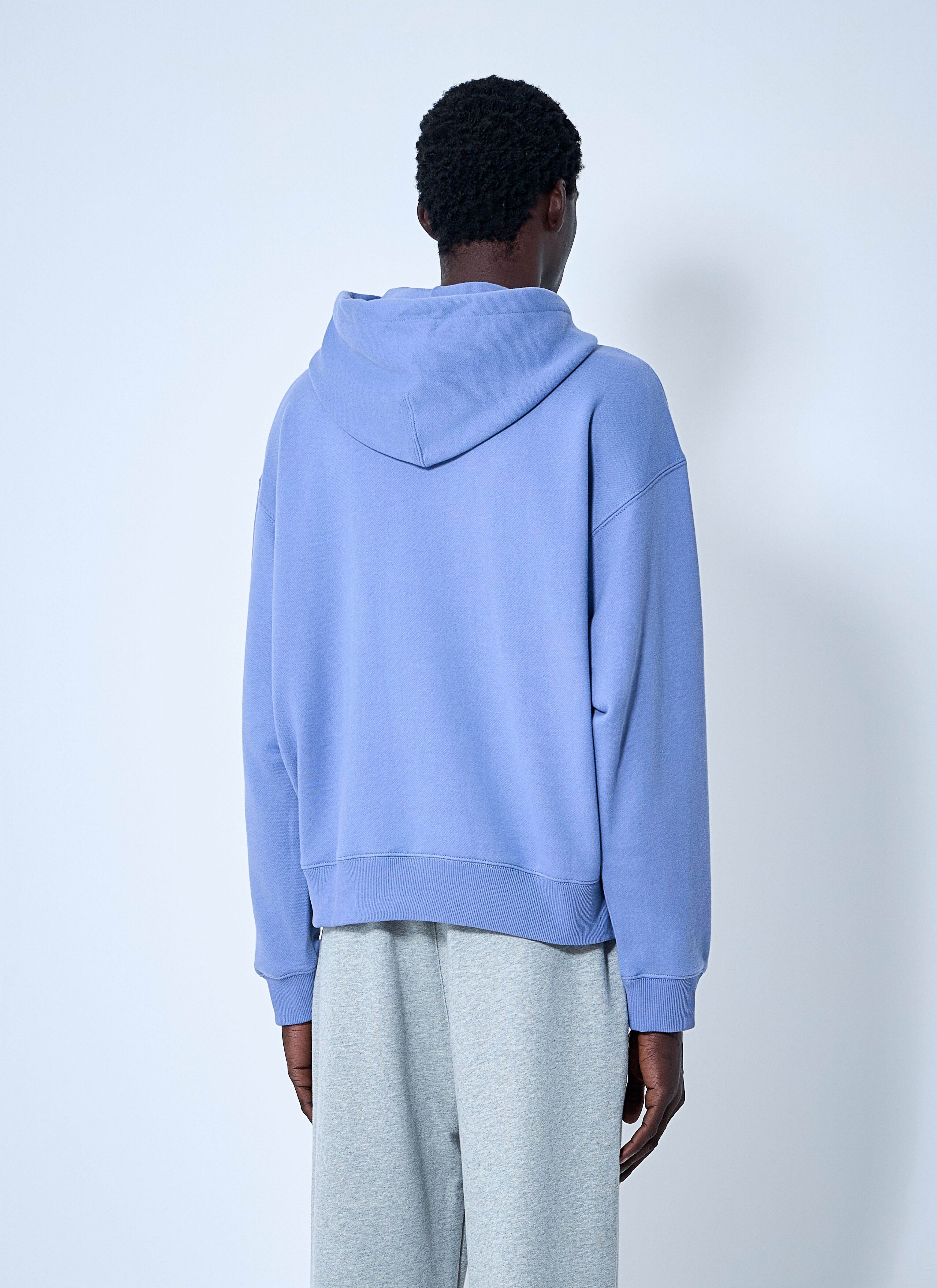 Logo Motif Hooded Sweatshirt - 4