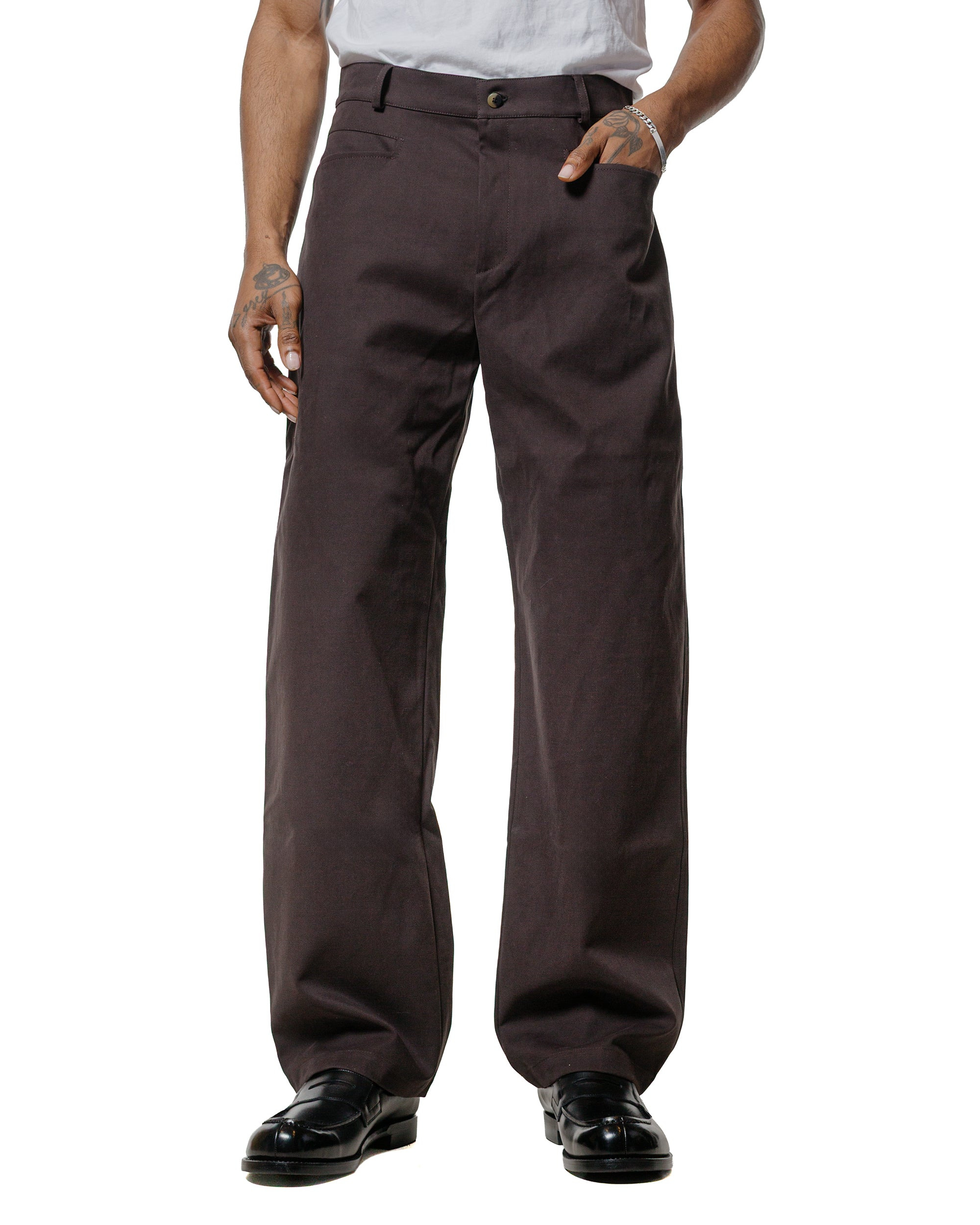 Gardian Trousers Soft Cotton Twill Chocolate - 2