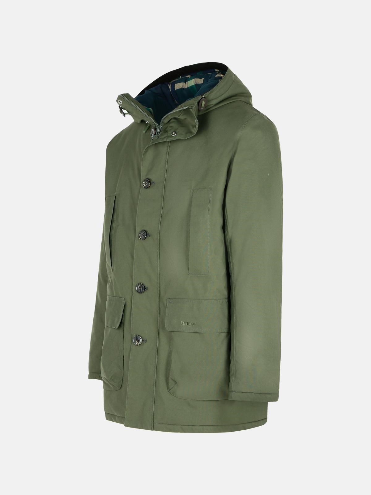 'WINTER BEAUFORT' GREEN COTTON BLEND PARKA - 2