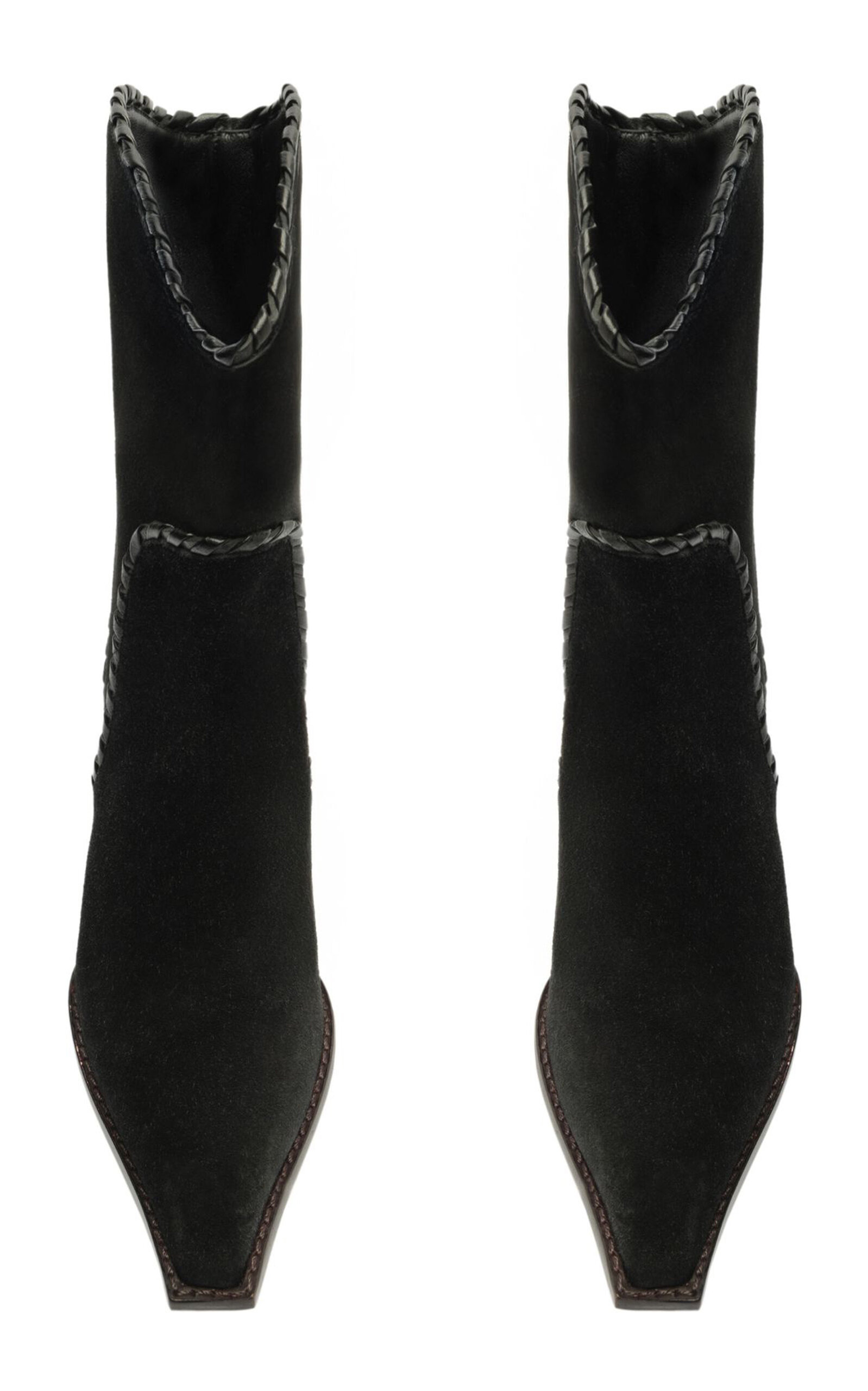Victoria Suede Boots black - 6