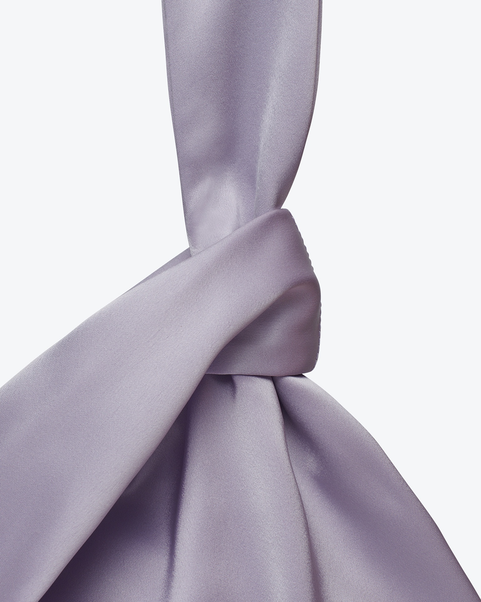 JEN - Slip satin clutch - Lilac - 4