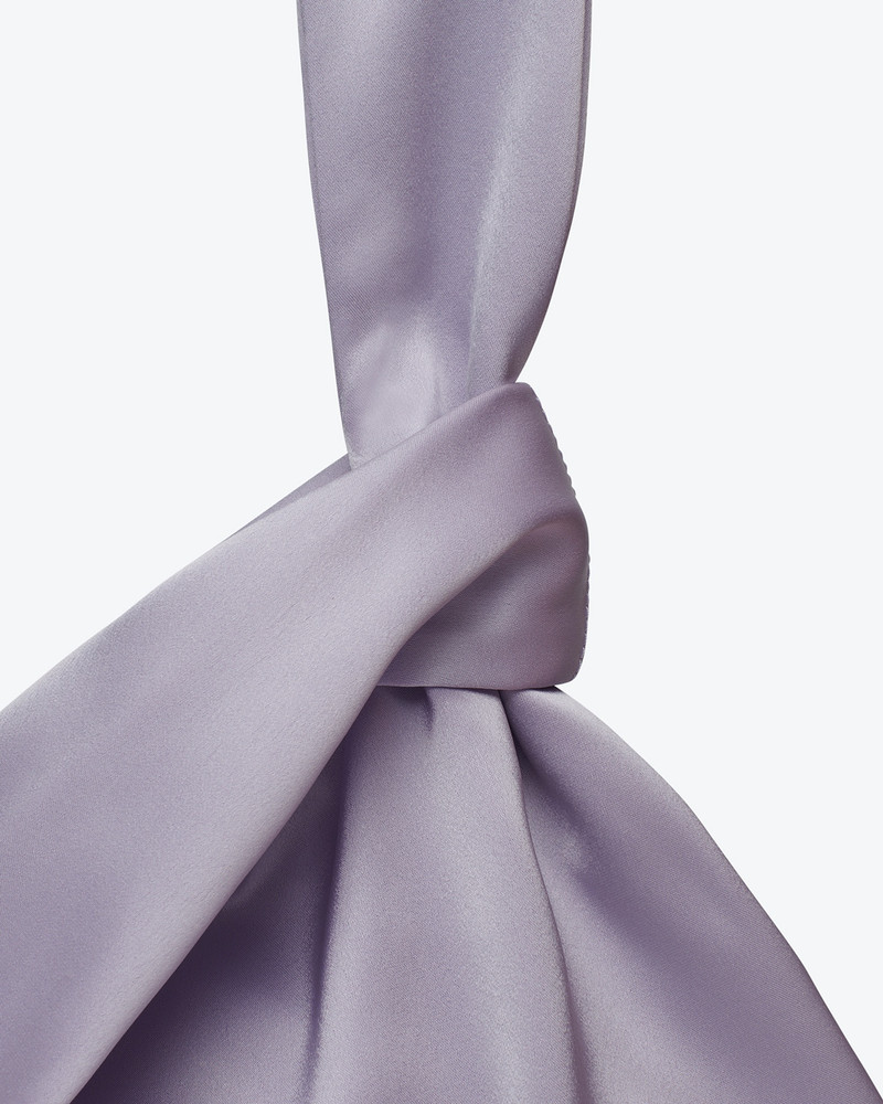 JEN - Slip satin clutch - Lilac 4