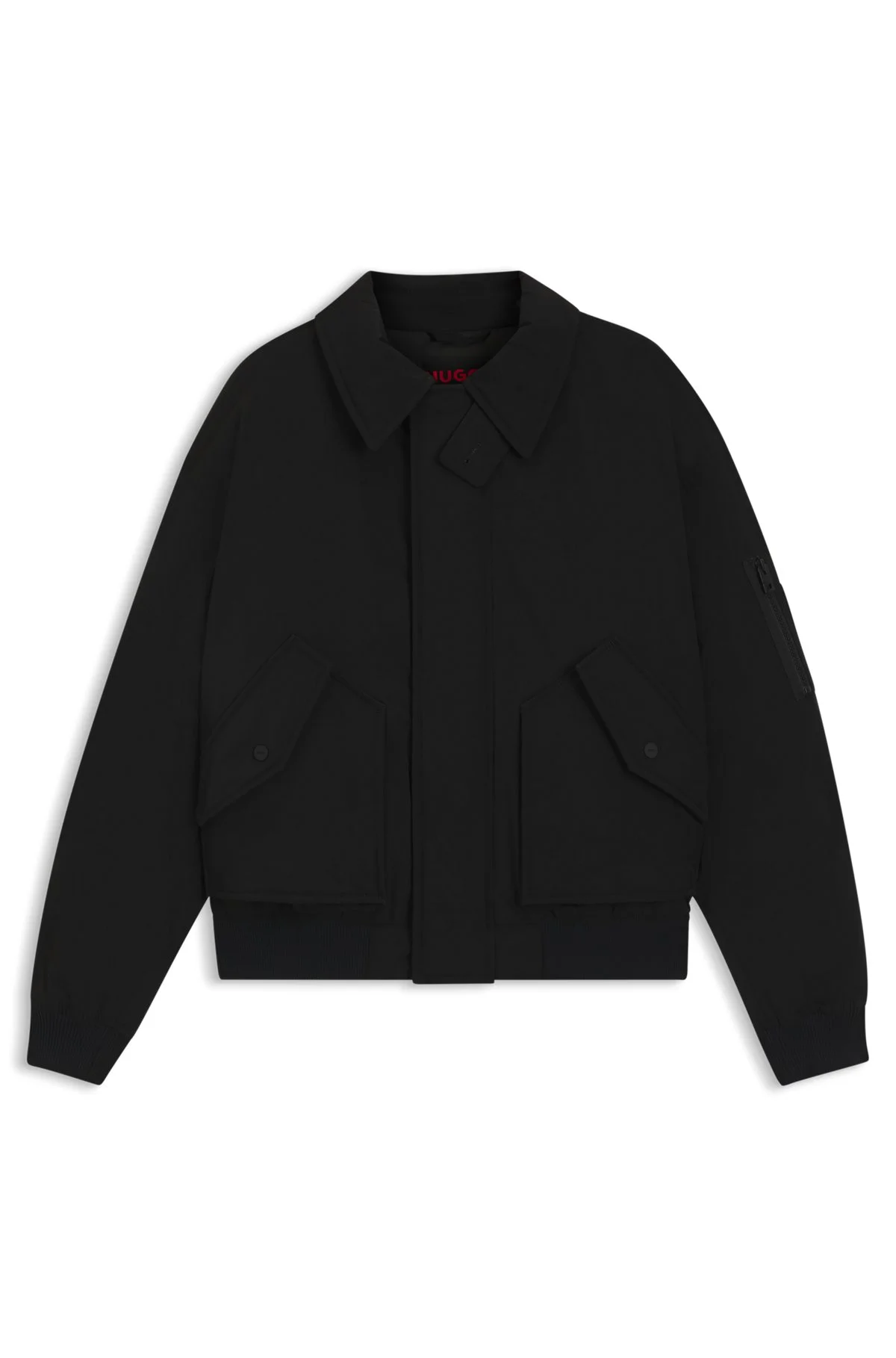 REGULAR-FIT PARKA JACKET IN WATER-REPELLENT FABRIC - 1