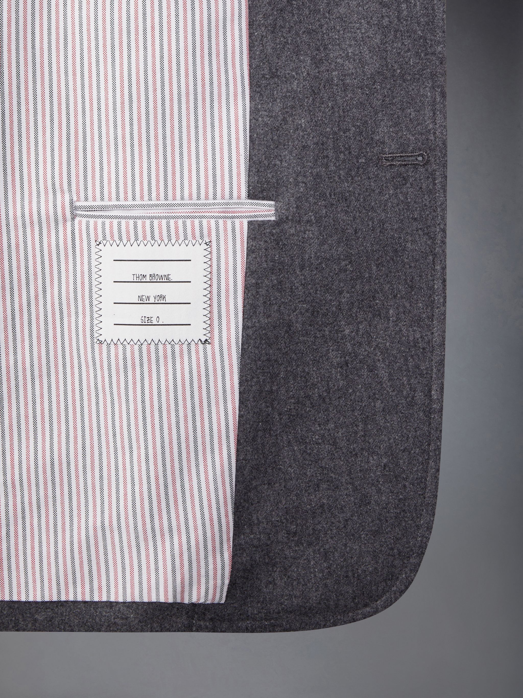 Flannel 4-Bar Unstructured Straight Fit Sport Coat - 4