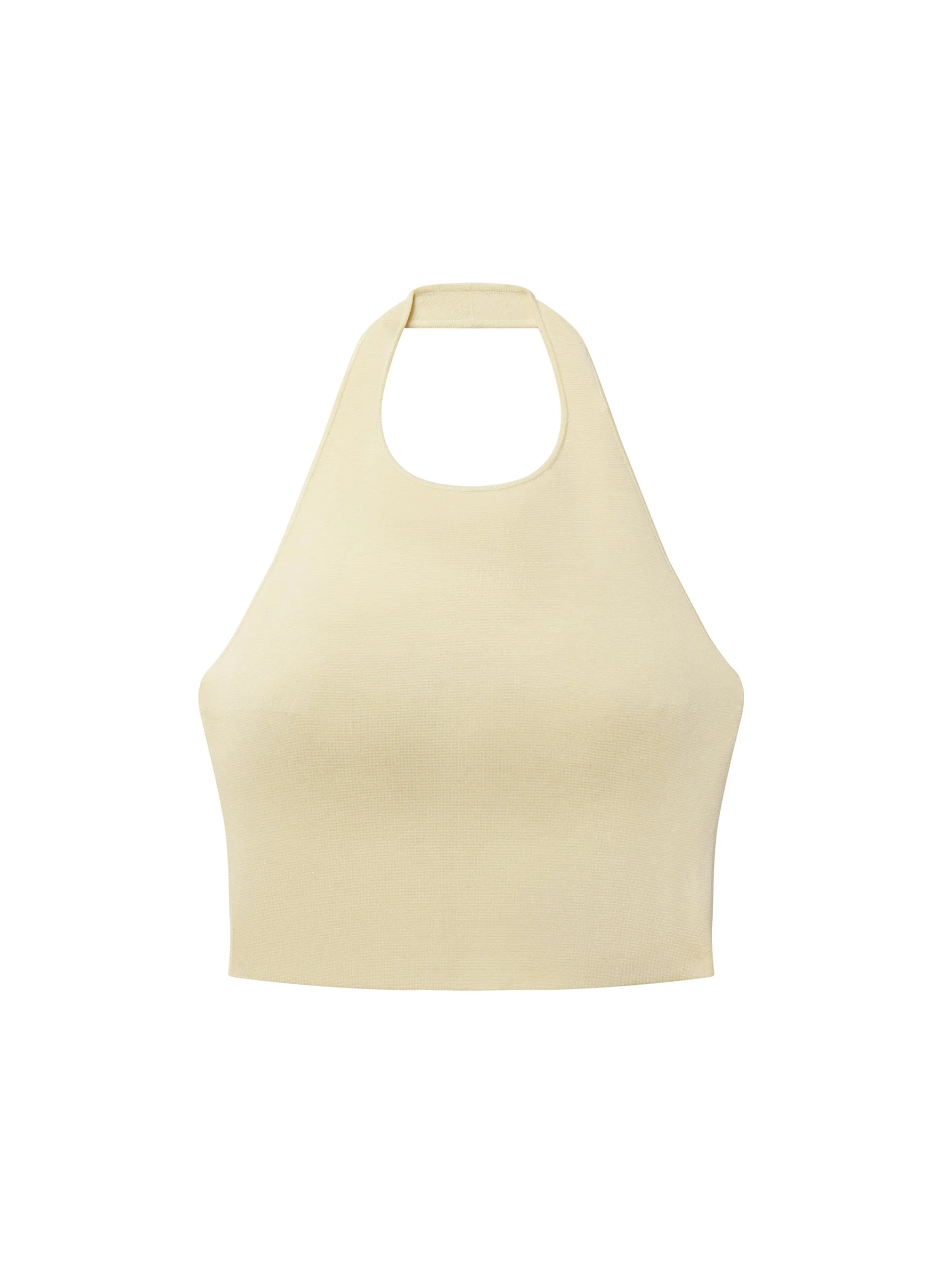 Riley Compact Knit Halter Top - 1
