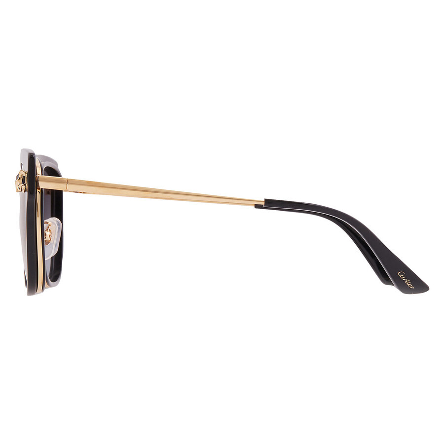 Cartier Panthere de Cartier Grey Multi Treatment Square Ladies Sunglasses CT0509SA 001 55 - 4