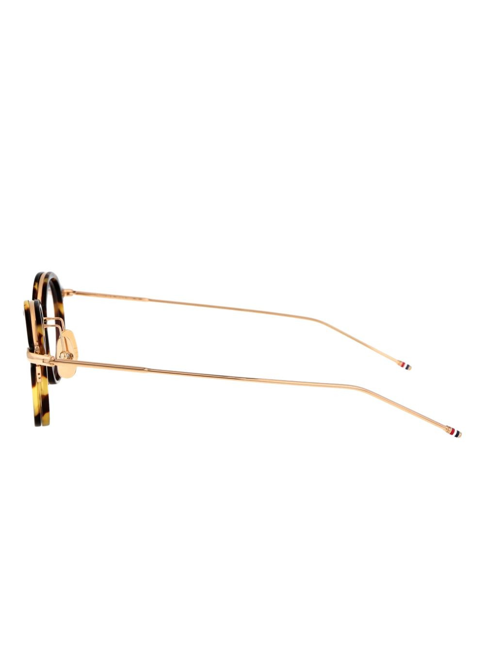 tortoiseshell round-frame glasses - 4