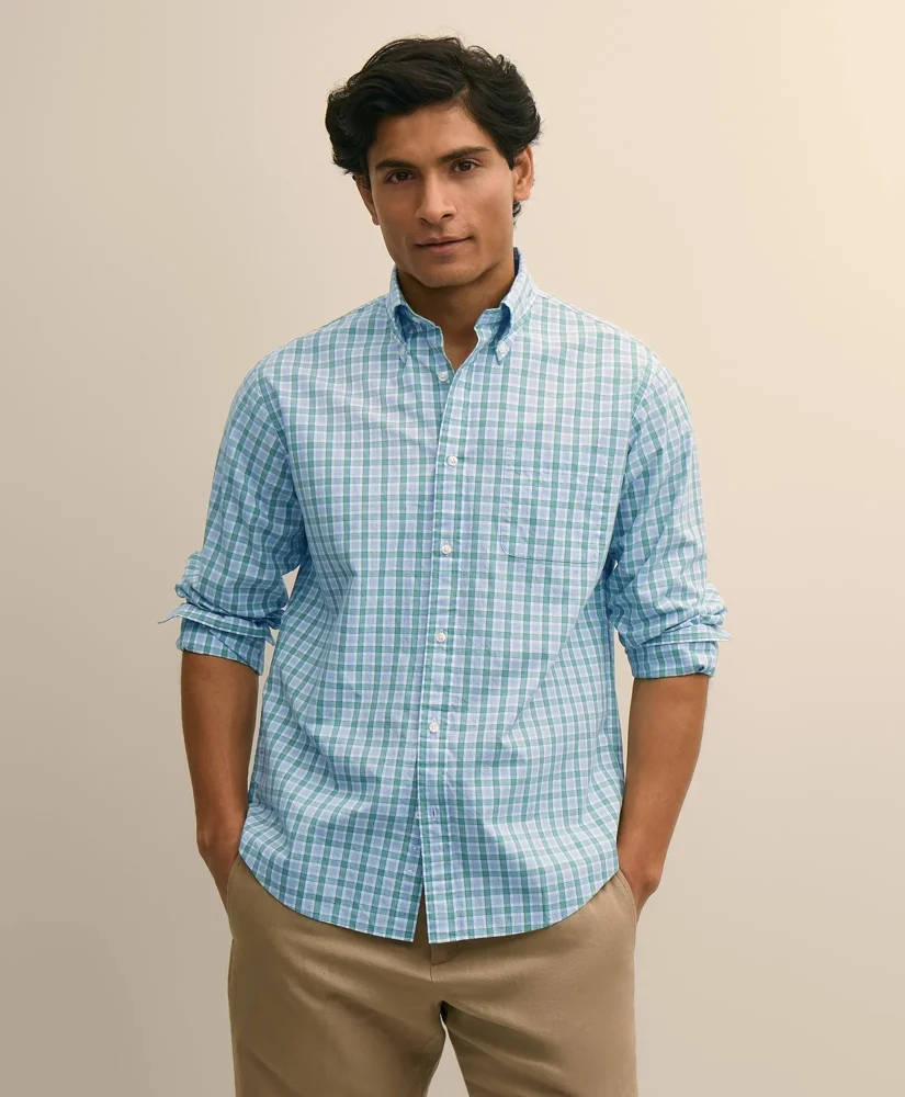 Friday Shirt, Poplin Check - 1