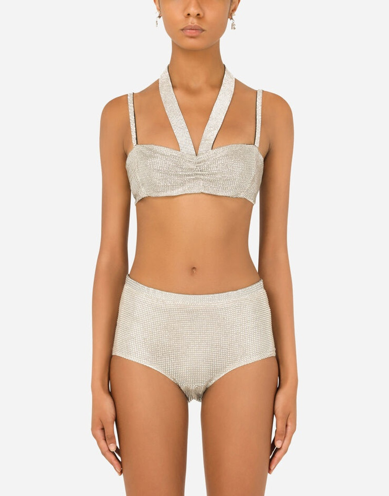 Crystal mesh bandeau top 2