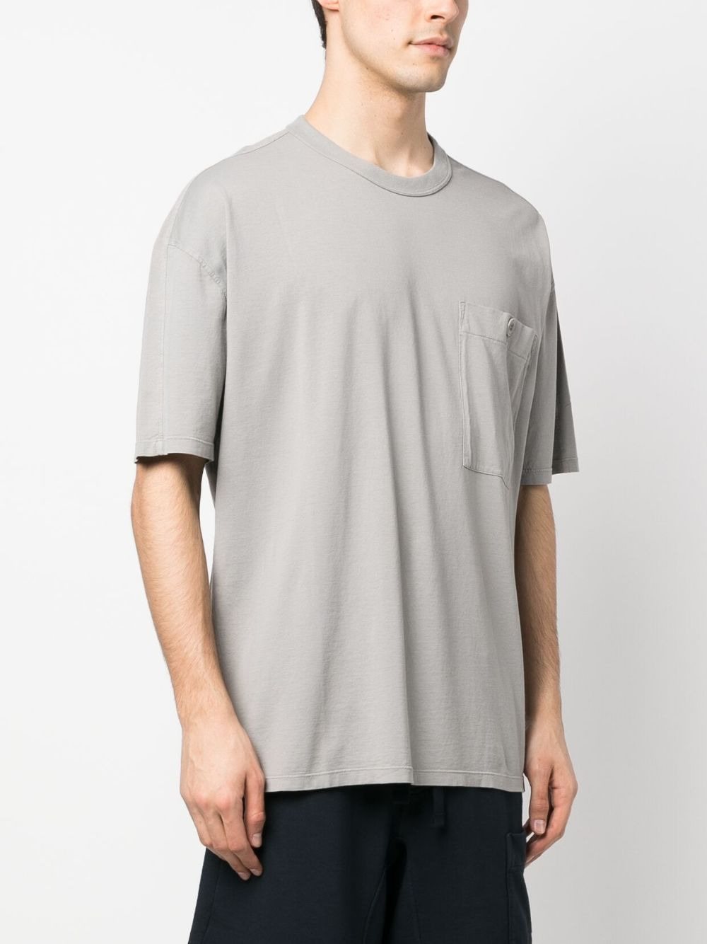 logo-patch crew-neck T-shirt - 3
