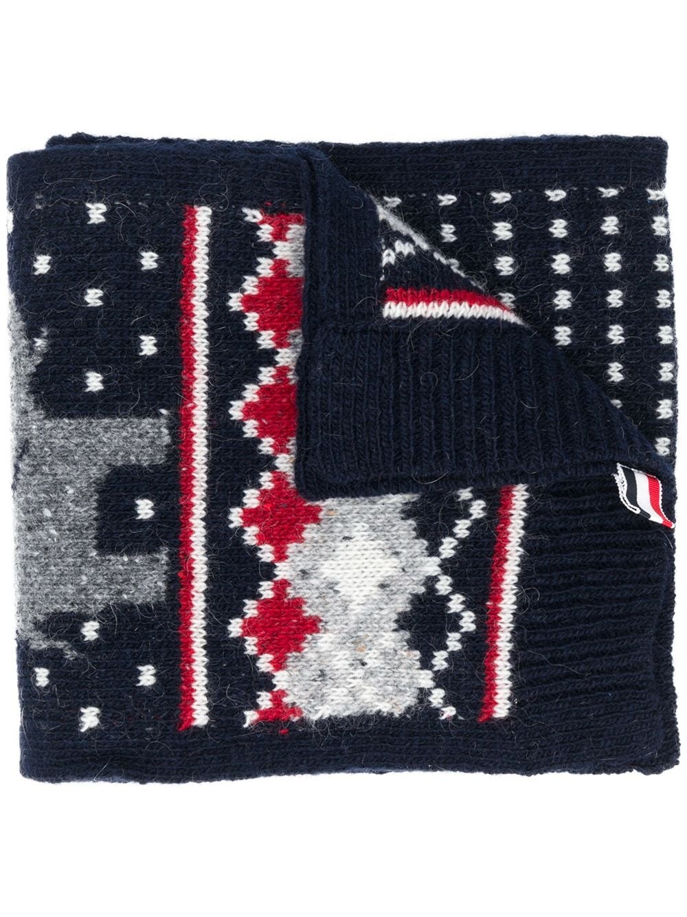 fair isle scarf - 1