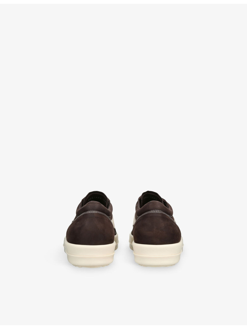Rick Owens Vintage Nubuck-Leather Trainers outlook