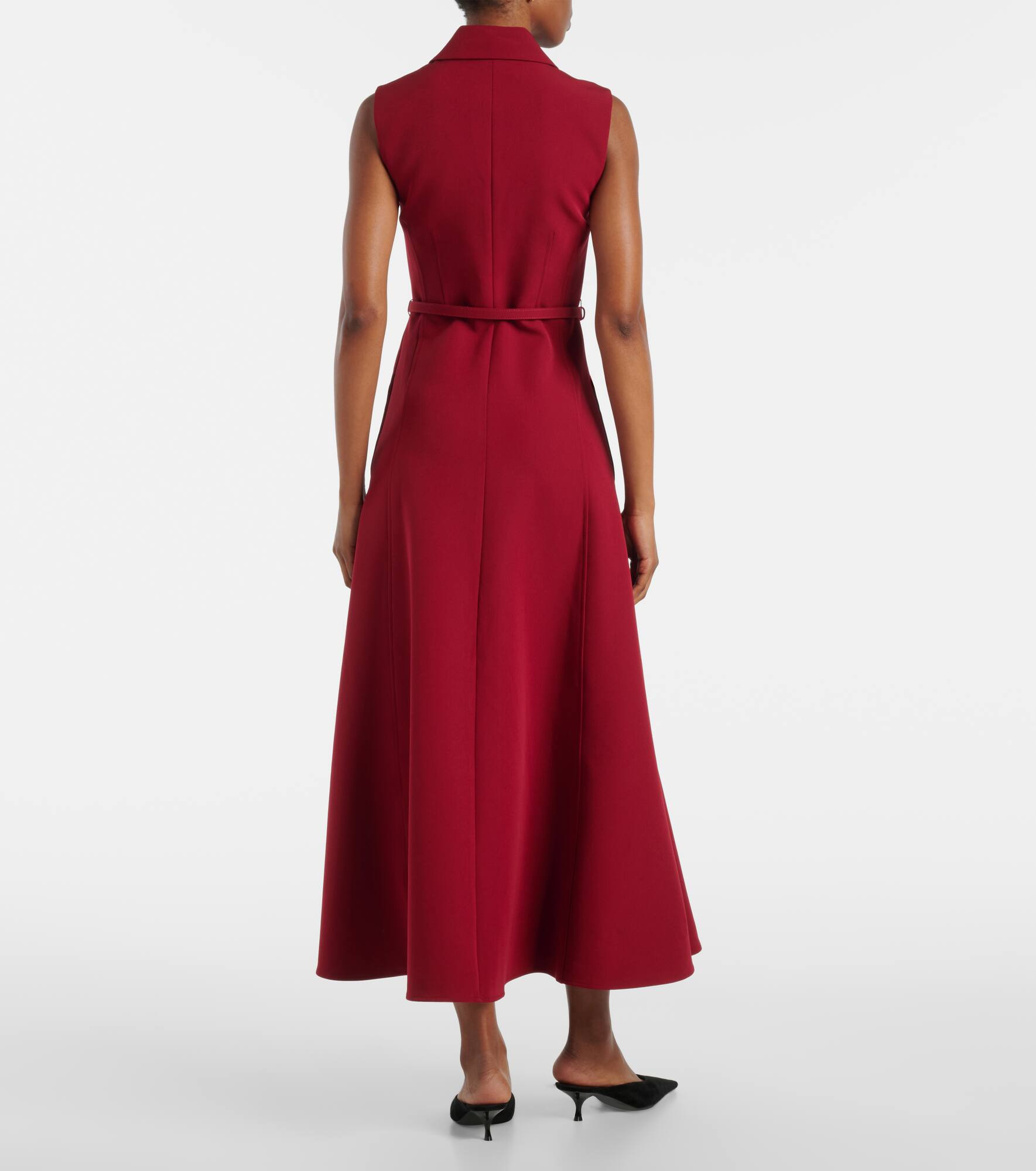 Crêpe midi dress - 3