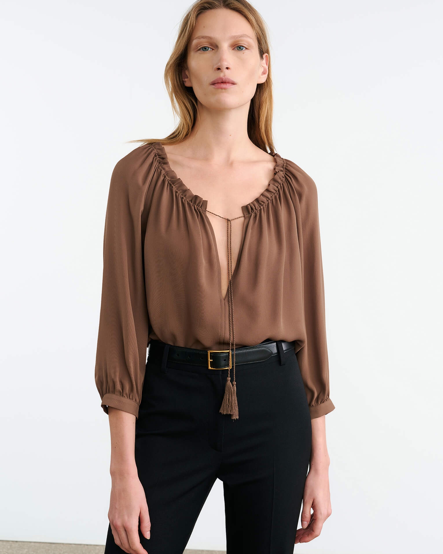 CARLEY S. SILK BLOUSE - 2