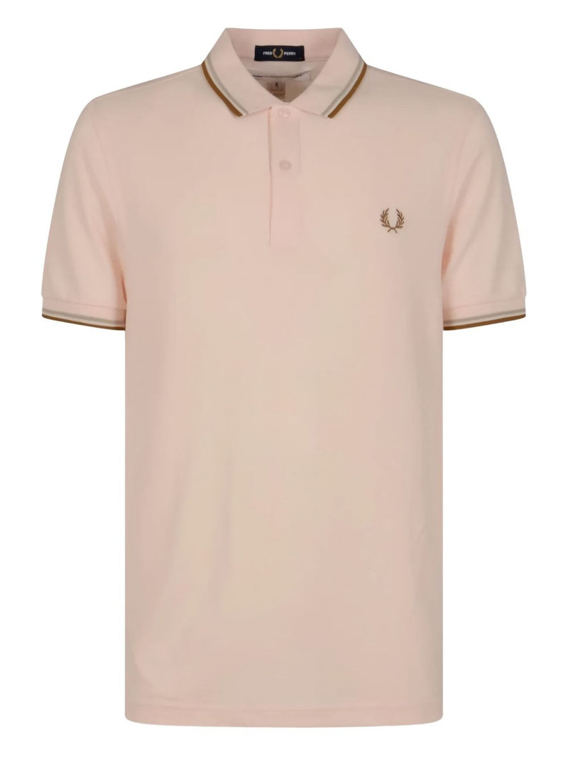 x Fred Perry slogan-print polo shirt 1