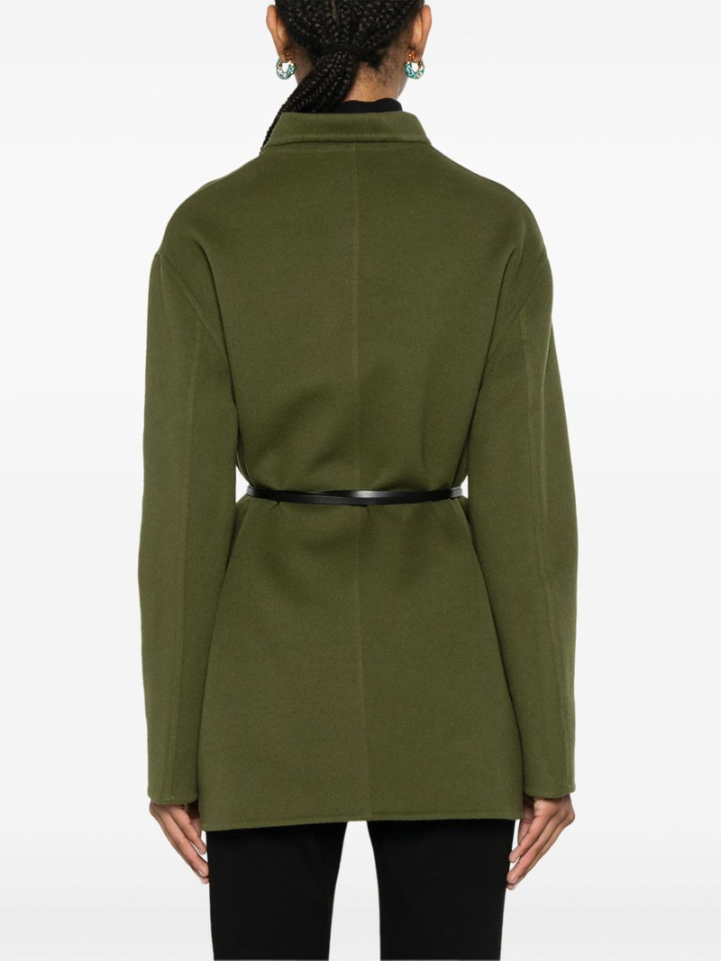 belted single-breasted coat 4