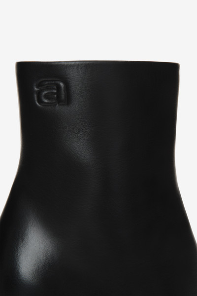 Alexander Wang nova round toe ankle boot in leather outlook