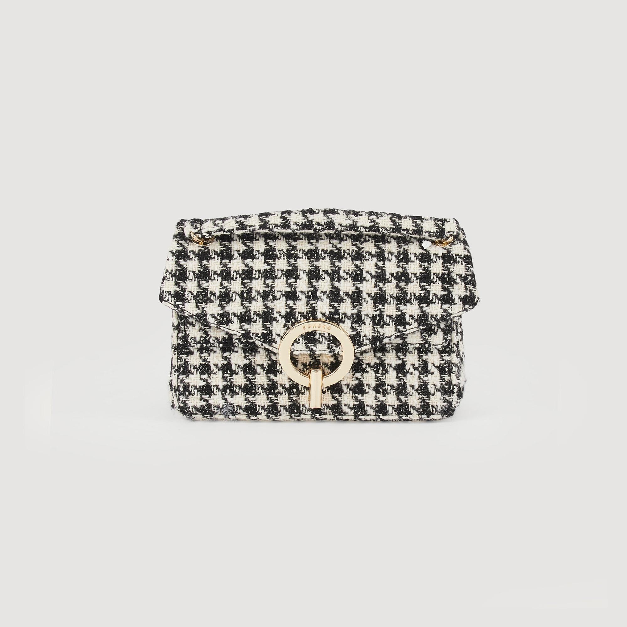 Yza tweed houndstooth bag - 3
