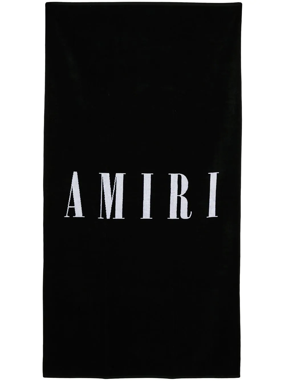 logo-print beach towel - 3