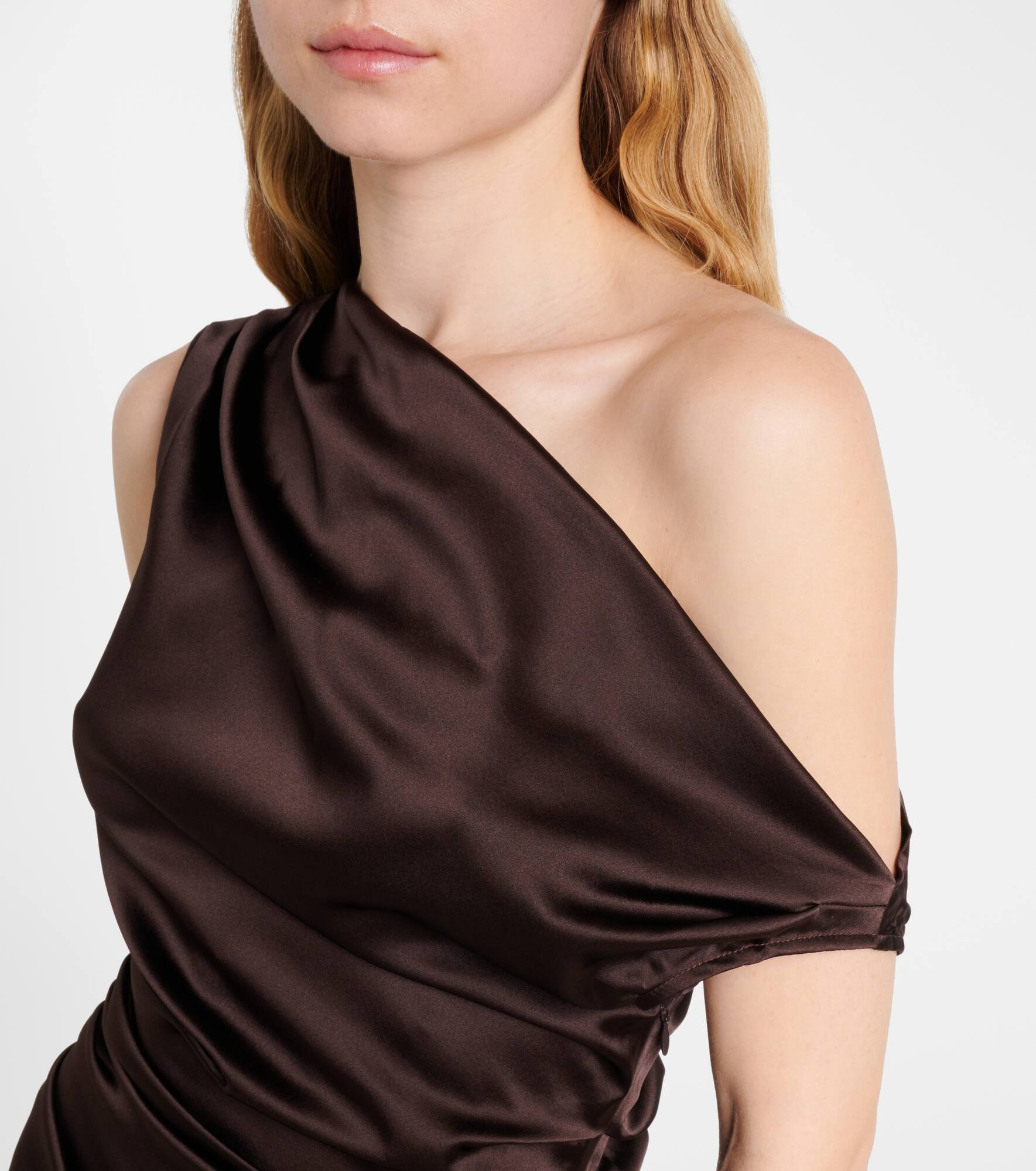 Phare silk-blend satin cocktail dress - 4