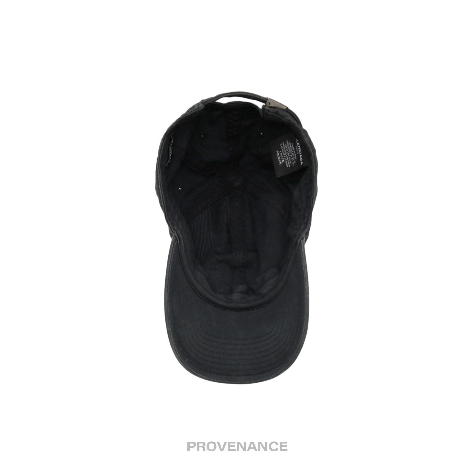 Balenciaga Political Campaign Cap Hat - Washed Black - 7