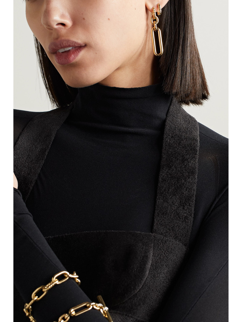 DAVID YURMAN Lexington Convertible 18-karat Gold Earrings outlook