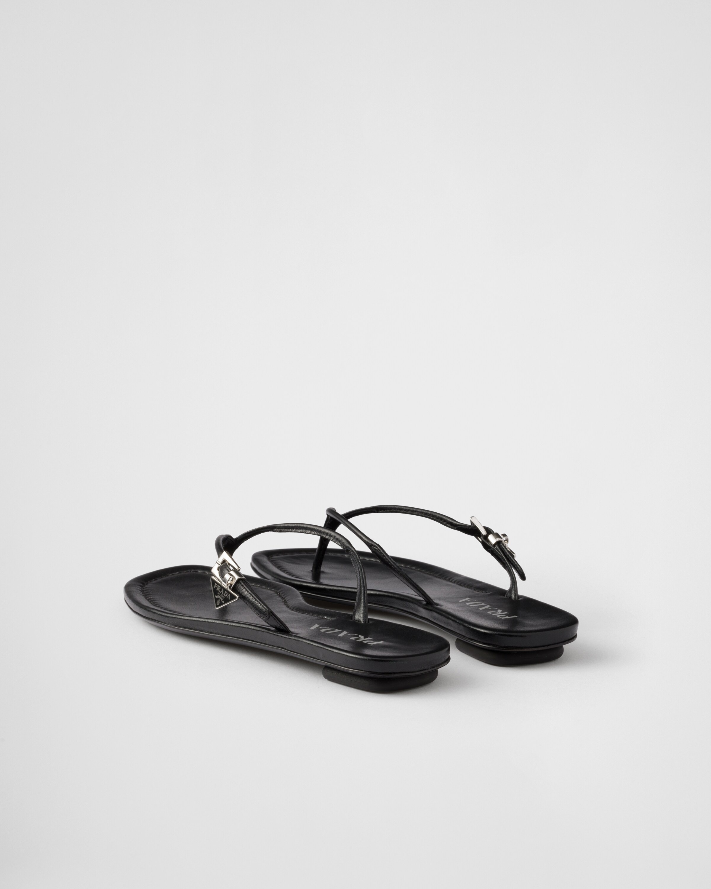 Leather thong sandals - 4