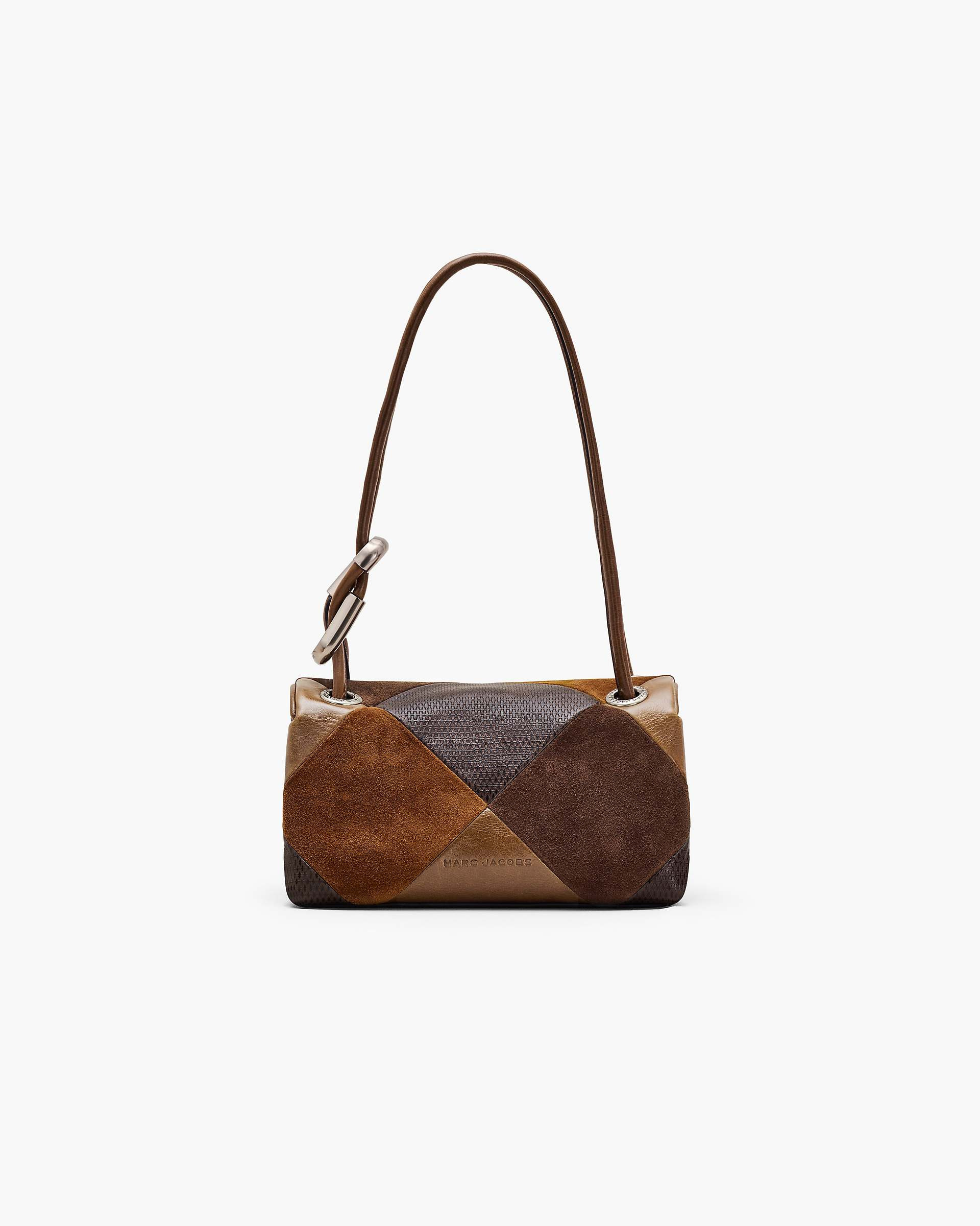THE SUEDE PATCHWORK MINI DUAL SHOULDER BAG - 3