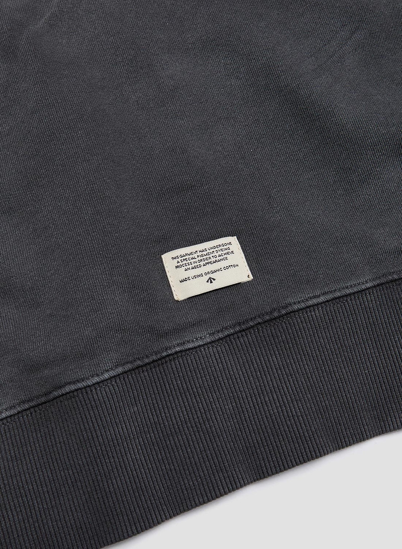 Embroidered Arrow Zip Hoodie in Black 7