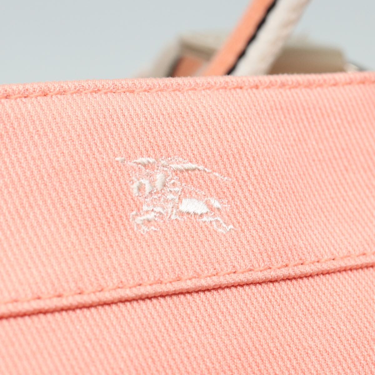Burberry Blue Label Tote Bag Canvas Pink - 14