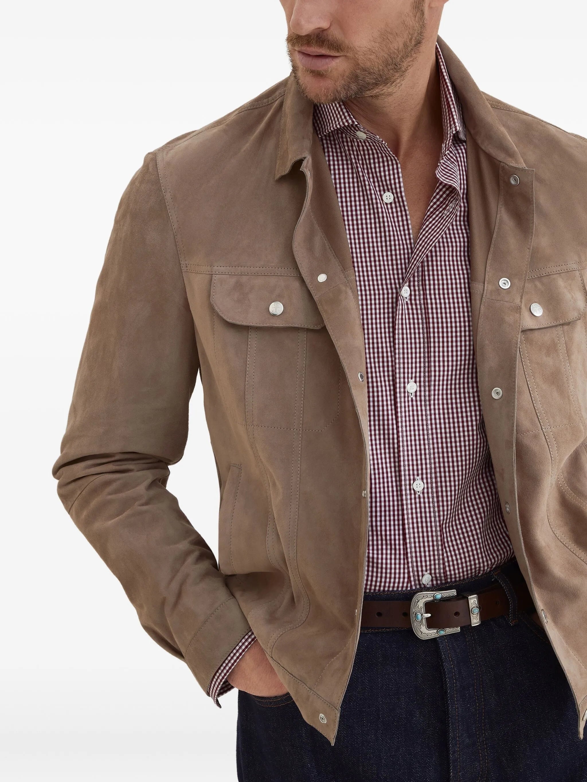 Brunello Cucinelli Gingham-pattern Shirt - 2