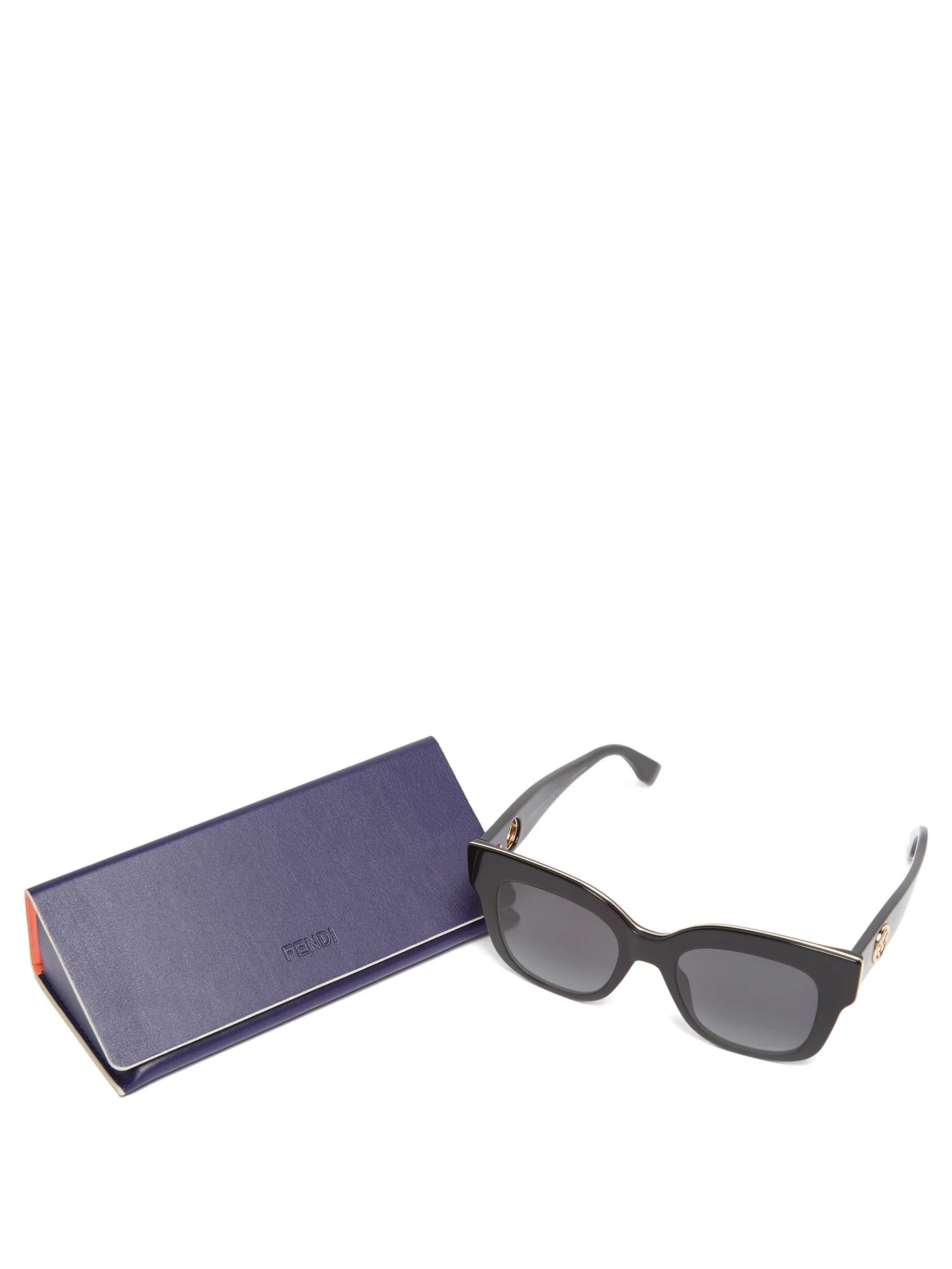 Oversized cat-eye acetate sunglasses - 4