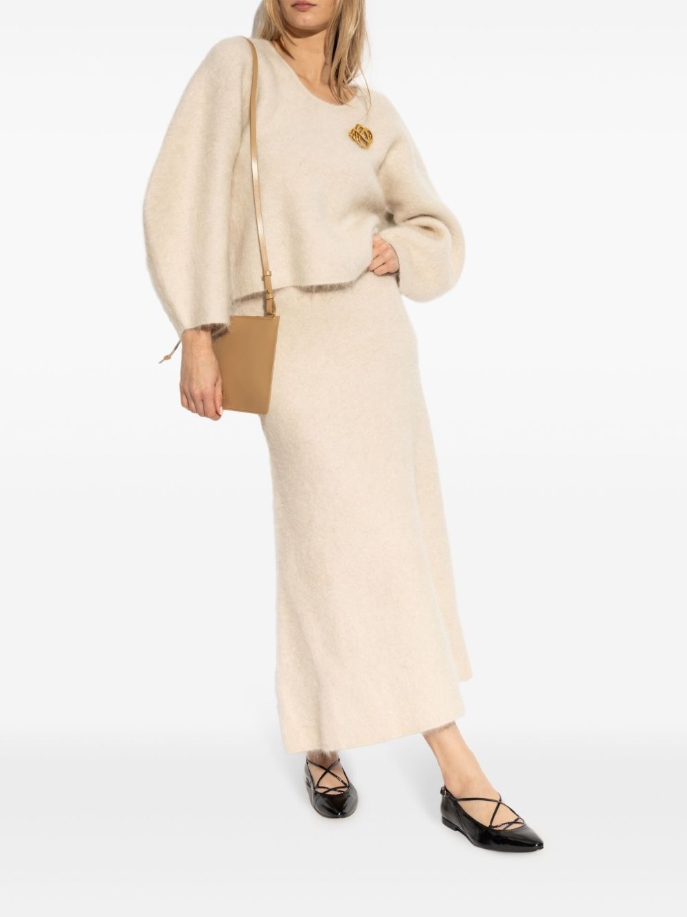 balloon-sleeve jumper - 2