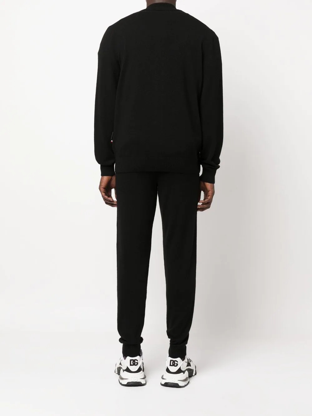 logo-patch cashmere tracksuit - 4