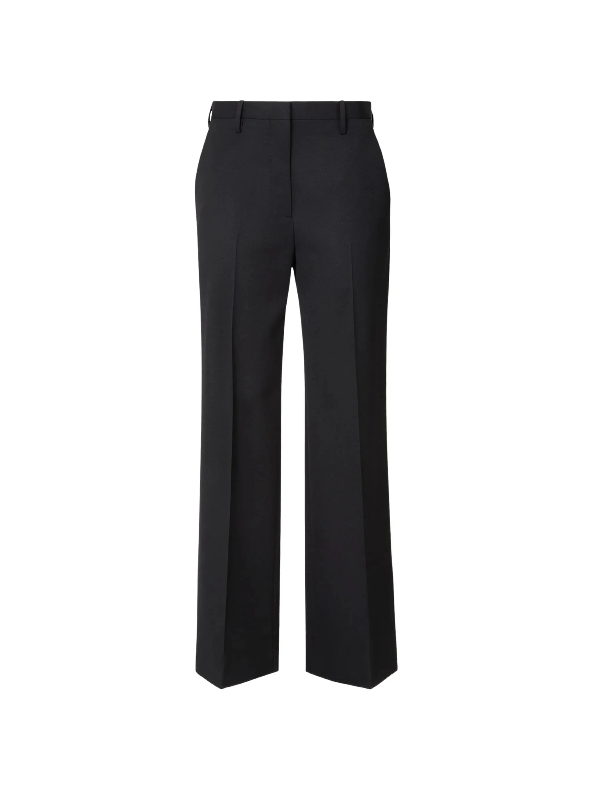 Fendi Black Grain De Poudre Pants - 1