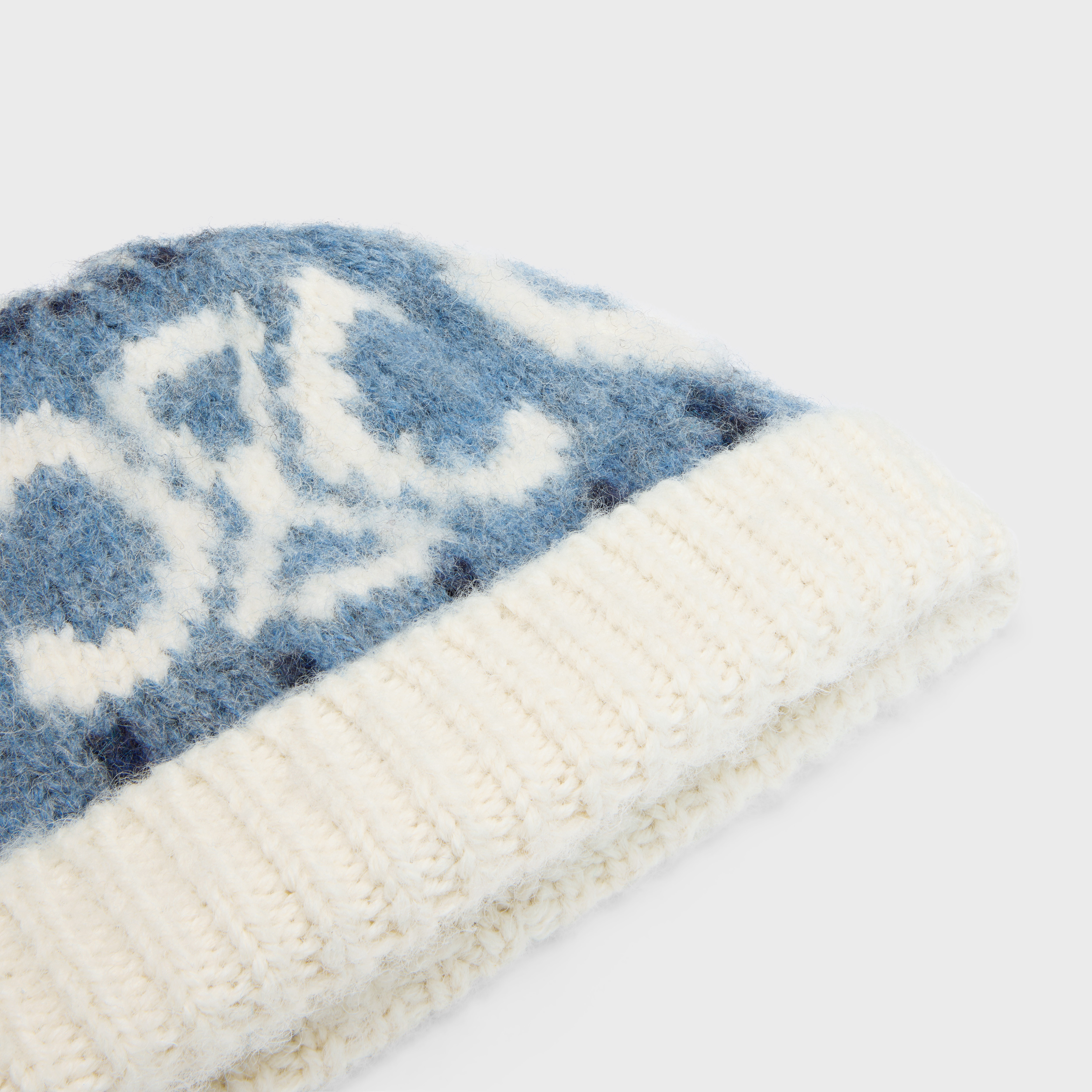 triomphe beanie in fair isle wool - 3
