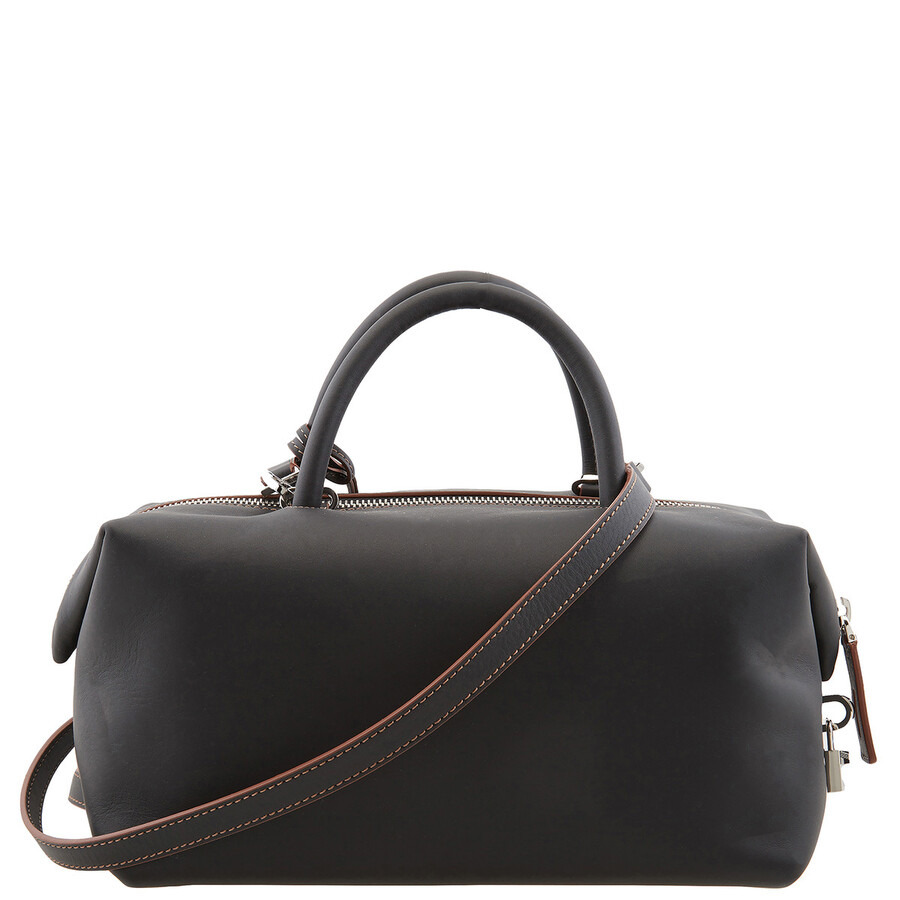 Max Mara Holdall Black Leather Bowler Bag - 3