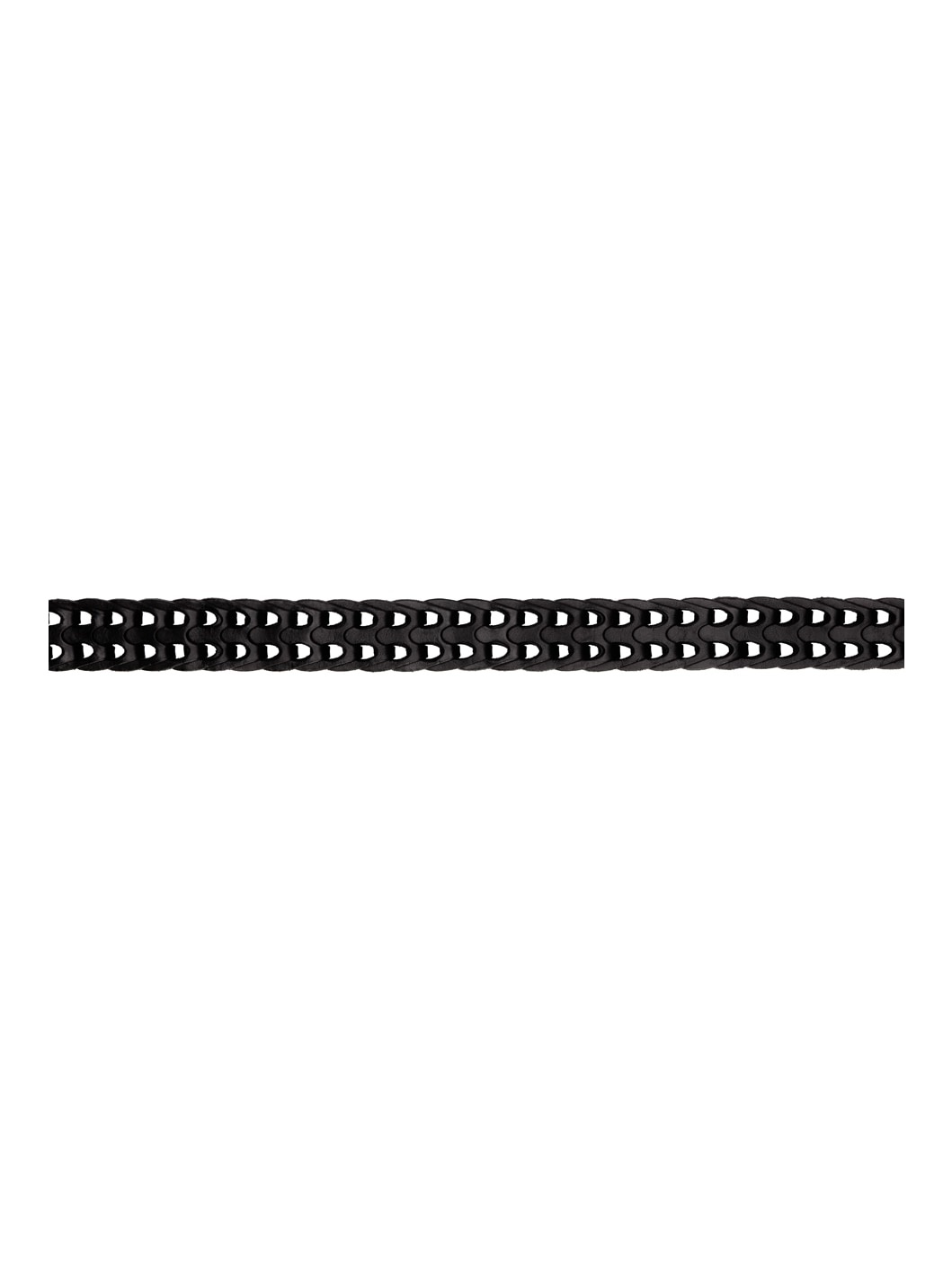 Black Mini Woven Belt - 2
