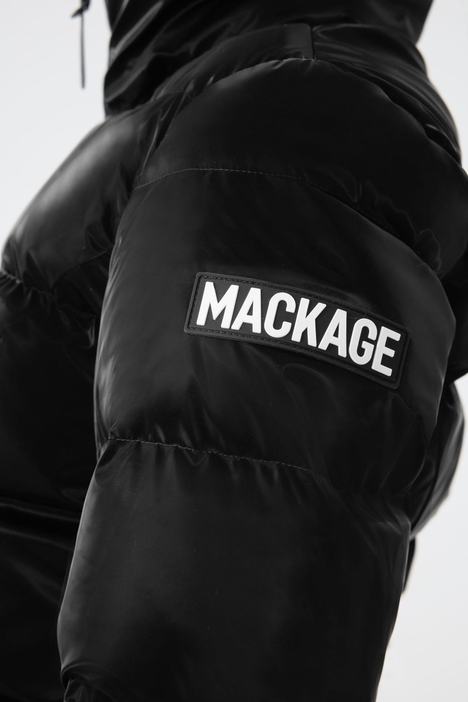 MADALYN-GLO High-Gloss Down Jacket With Removable Hood - 7