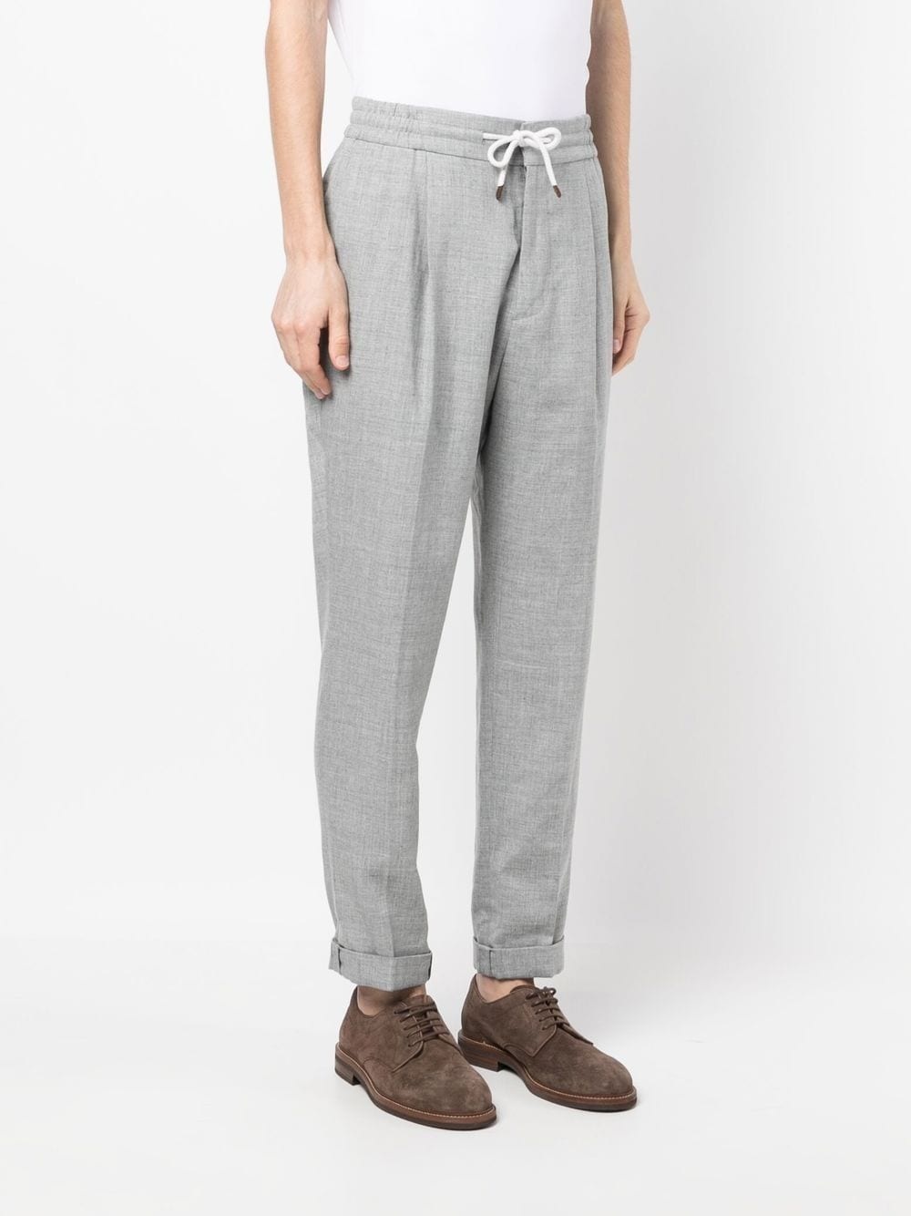 drawstring waist trousers - 3